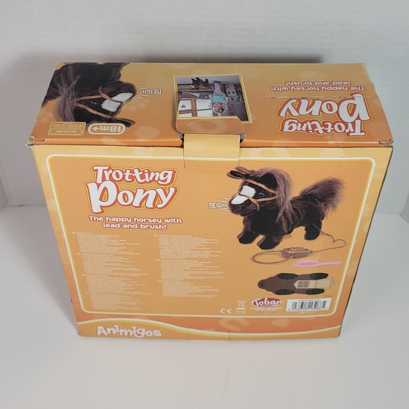 Trotting Pony the Happy Horsey with Lead and Brush with Sound Animigos NOB - Picture 8 of 15